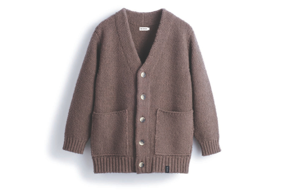 リラックスカーディガン (ブラウン)