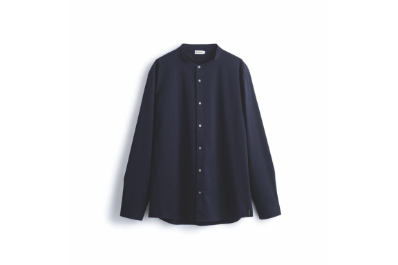 ニットシャツ(ネイビー)